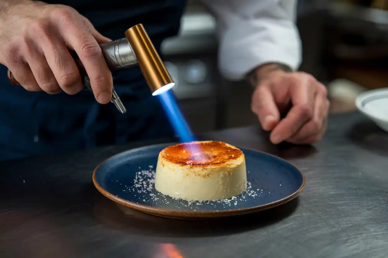 Caramelizing Crème Brûlée