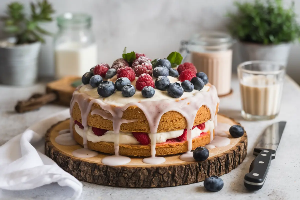 tangy kefir cake