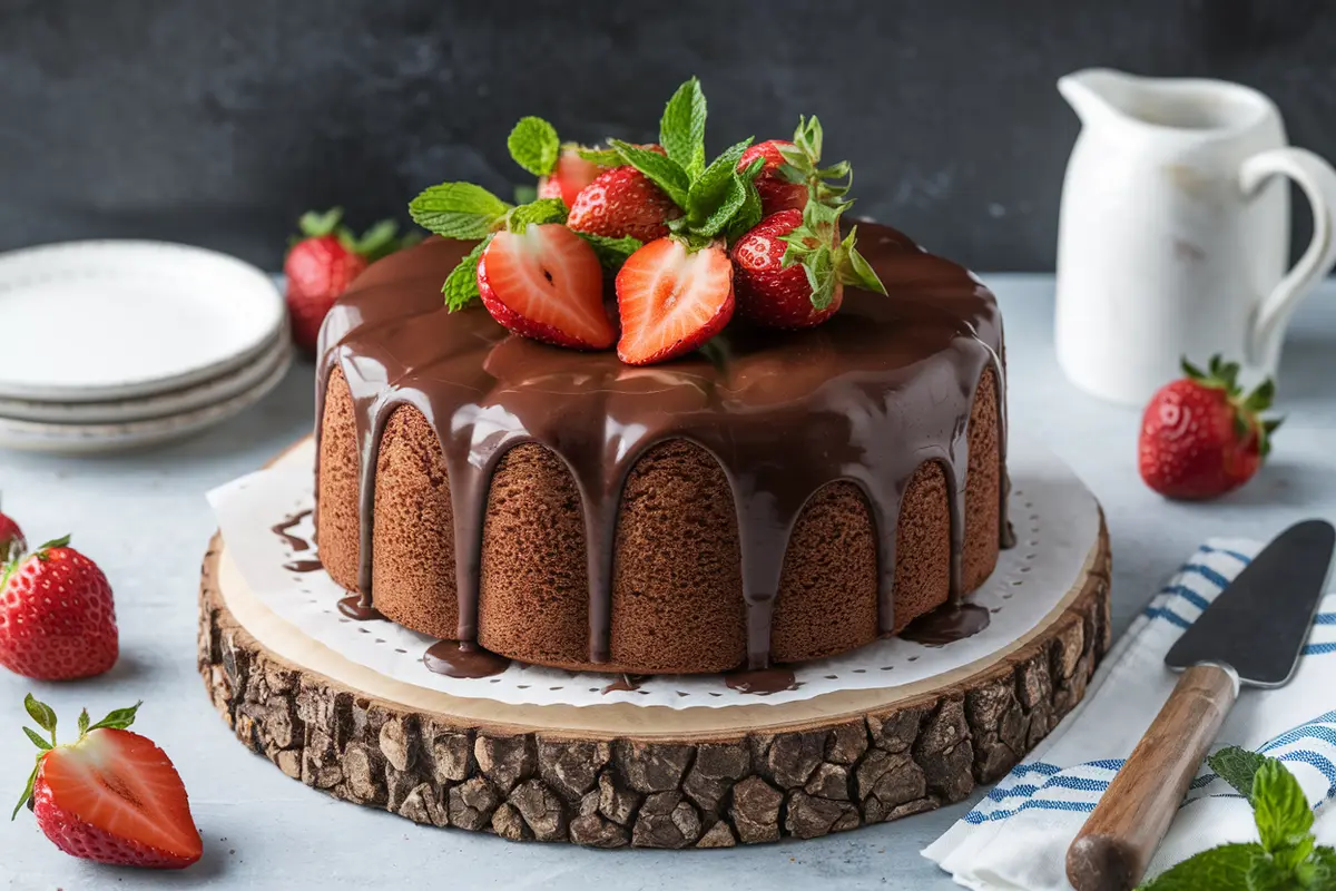 moist chocolate cake