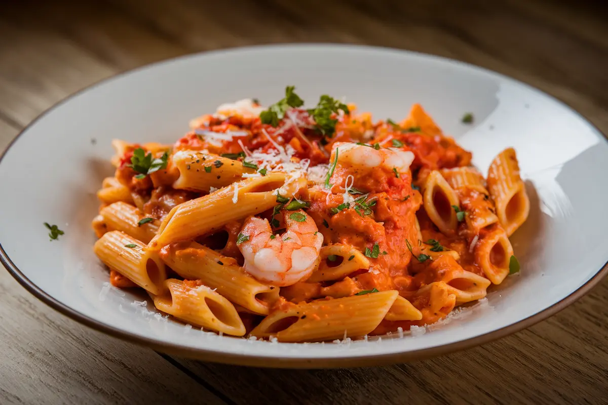 pasta with shrimp