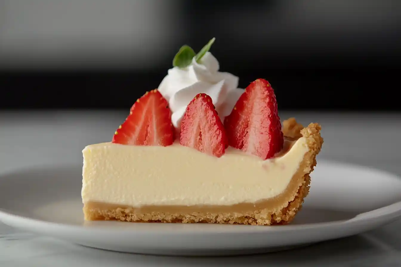 Cream cheese in a cheesecake recipe