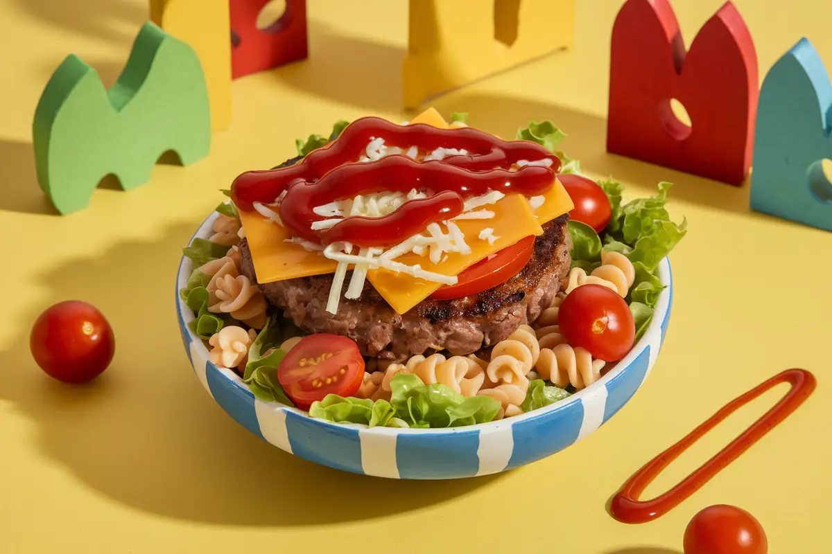 Fun Hamburger Bowl