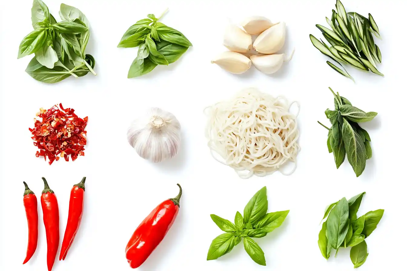 Drunken noodles ingredients