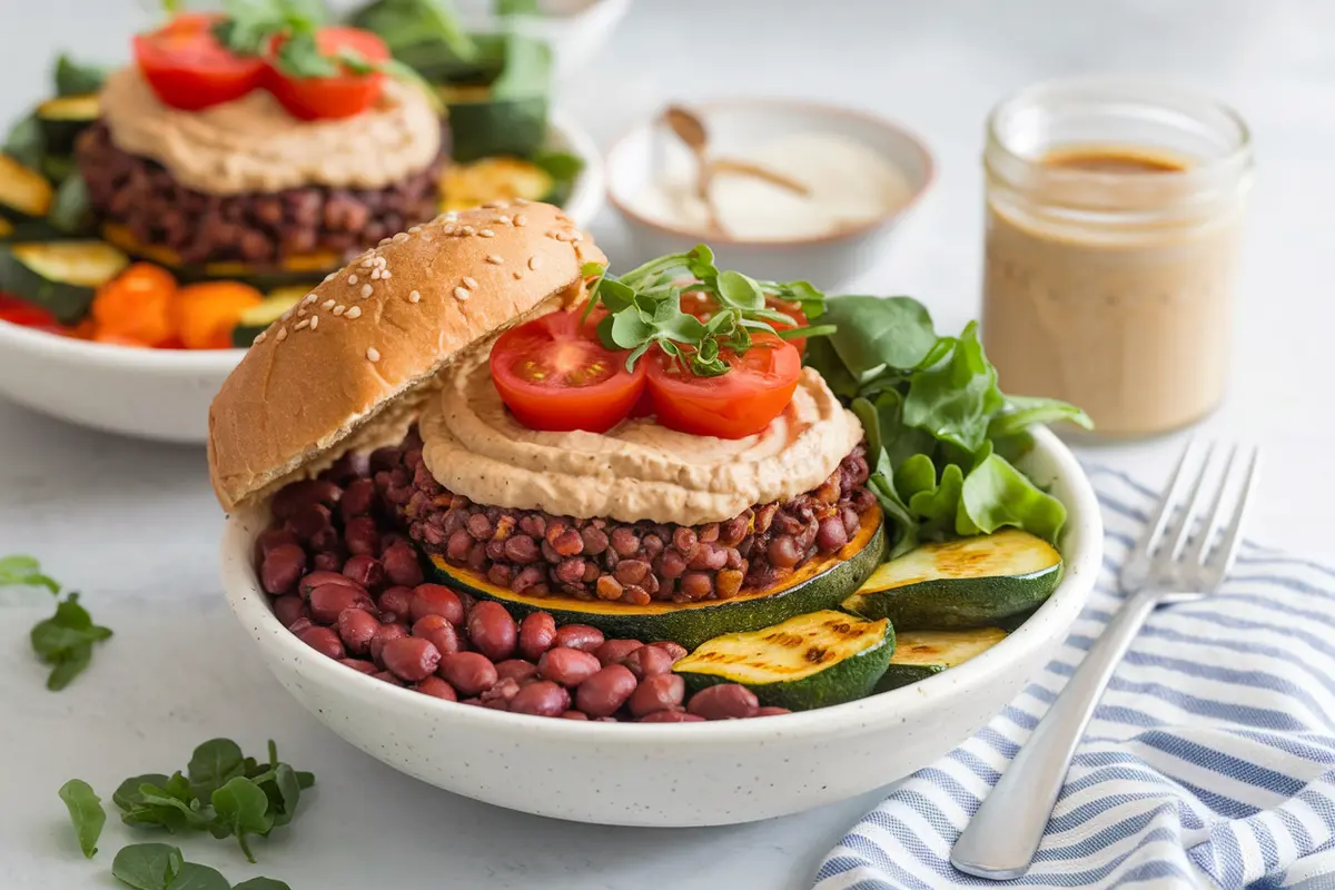 Vegan Hamburger Bowl