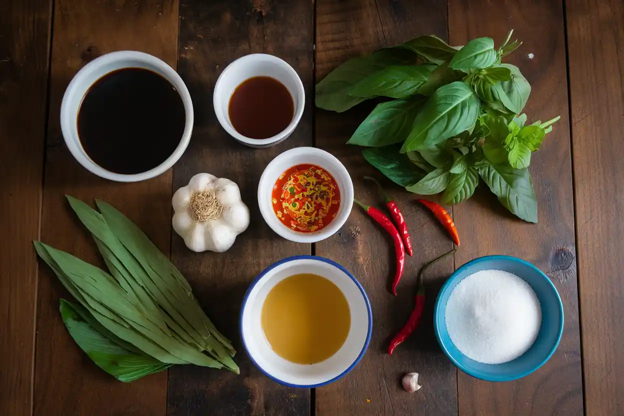 Drunken Noodles sauce ingredients