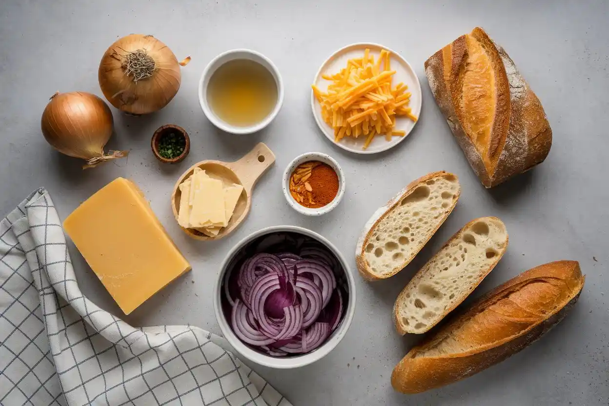 French onion soup ingredients