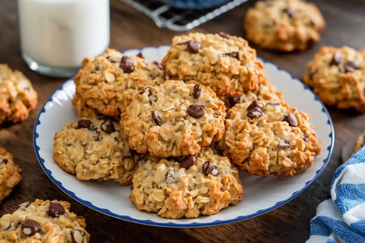 "Oatmeal cookies without baking soda"