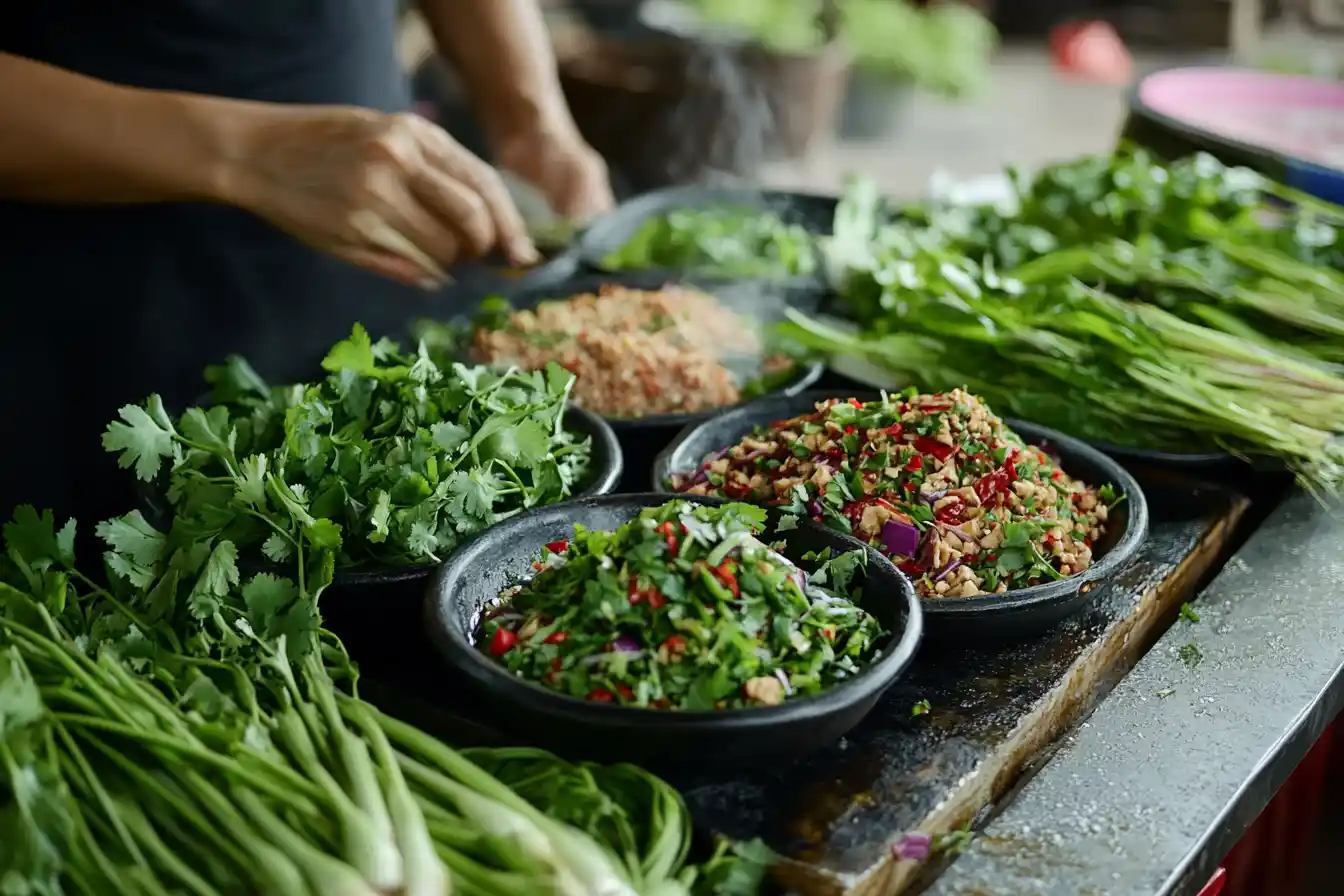 History of drunken noodles Thai street food