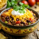 Kraft Taco Soup in a Bowl