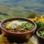 Customized Cowboy Taco Soup with Toppings