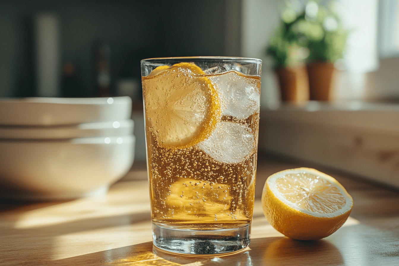 7 Second Ice Water Recipe with Apple Cider Vinegar